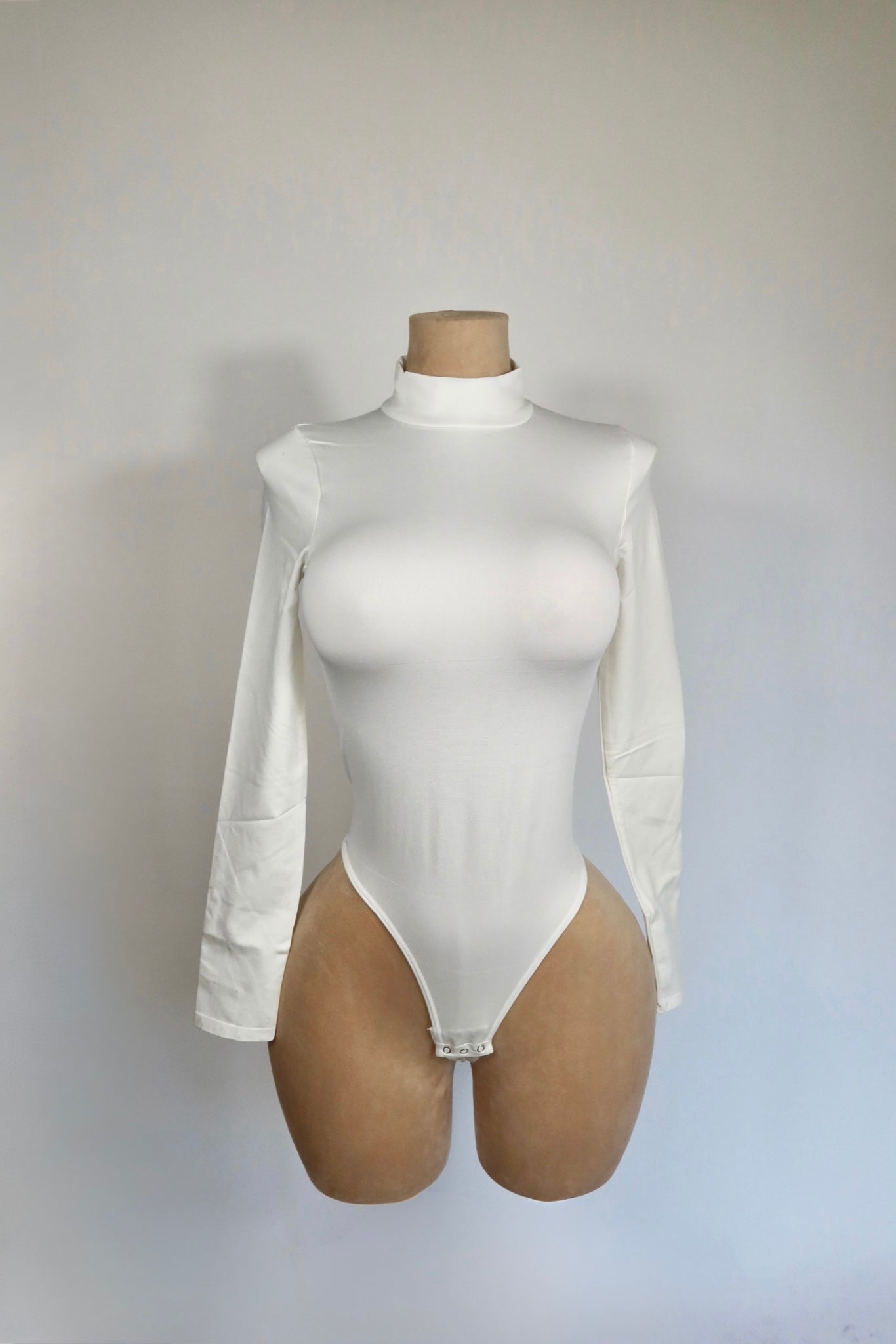 Body sculpt cuello de tortuga de manga larga