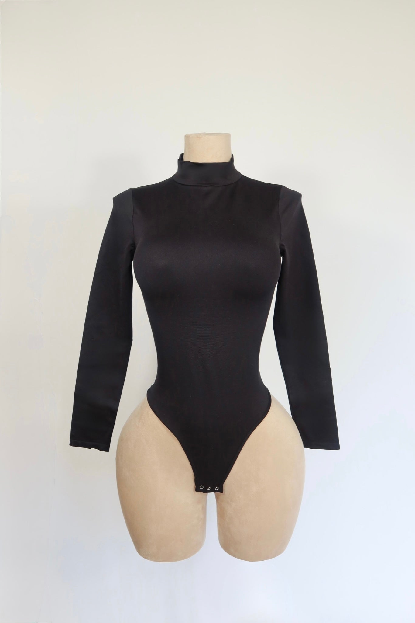 Body sculpt cuello de tortuga de manga larga